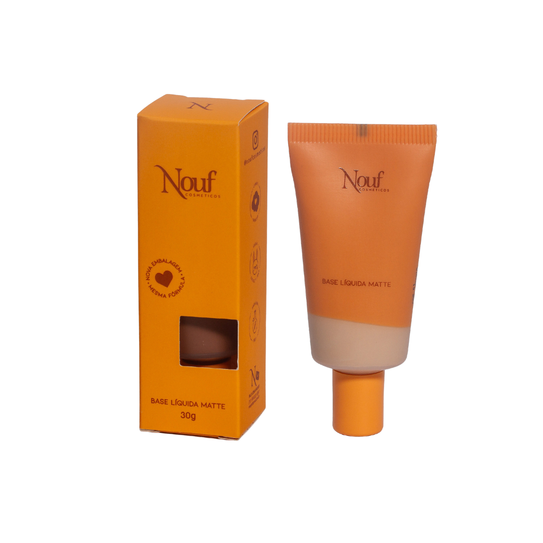 Kit 3 Bases Líquidas Nouf 30g | Resistentes à Água e ao Suor