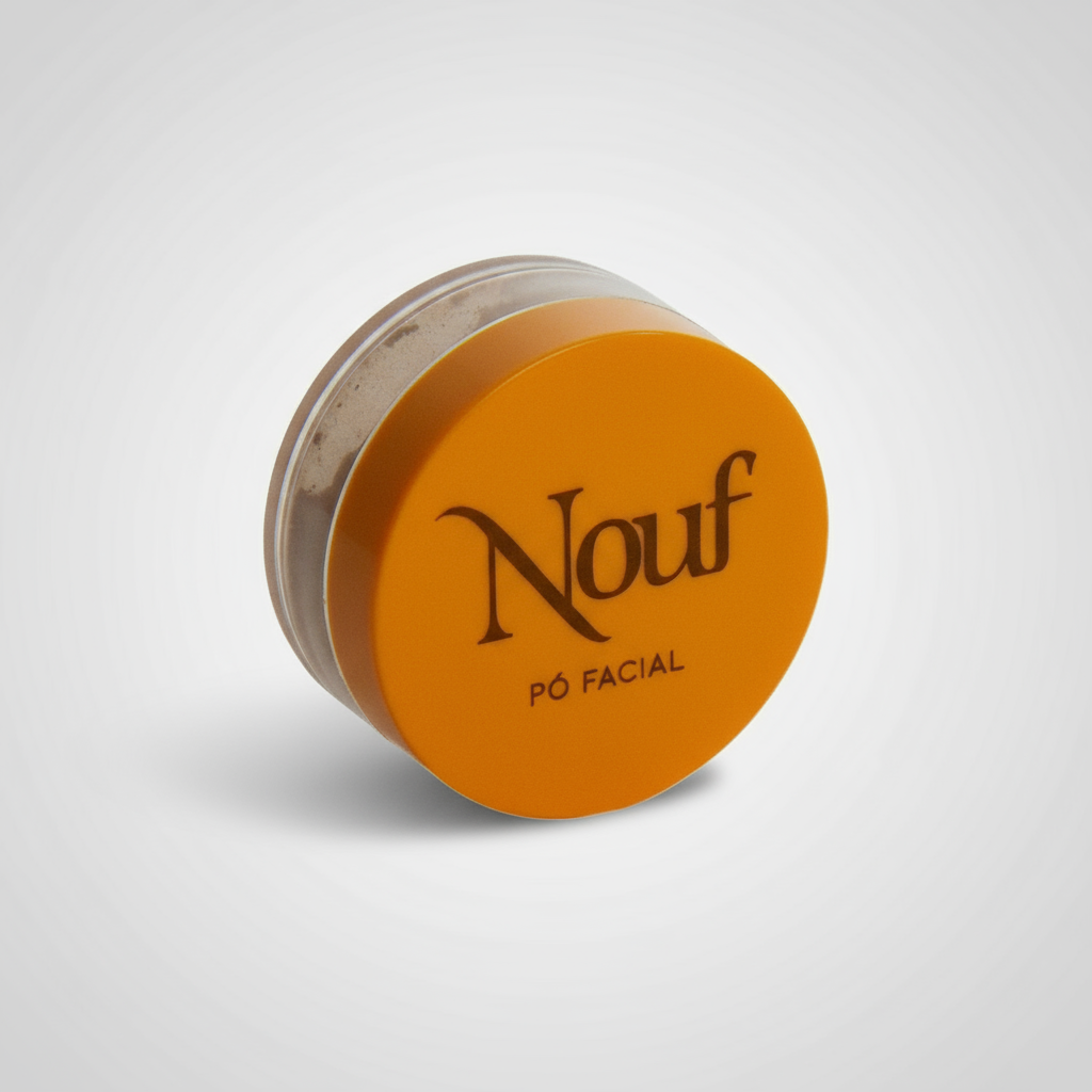 Pó Facial Mini Nouf 7g | Resistente à Água e ao Suor