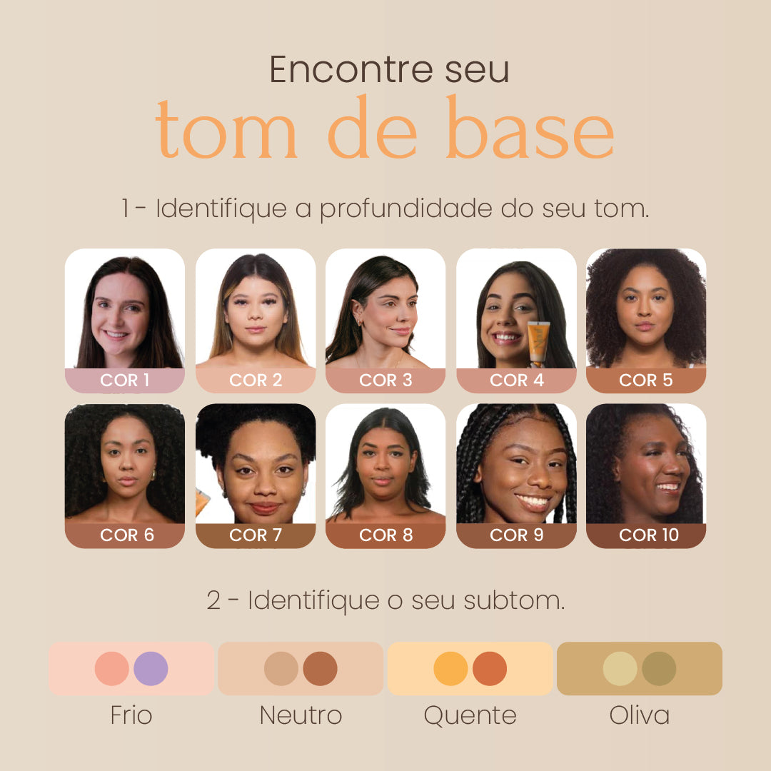 Kit Best-Sellers Nouf: Base + Pó | Pele Blindada