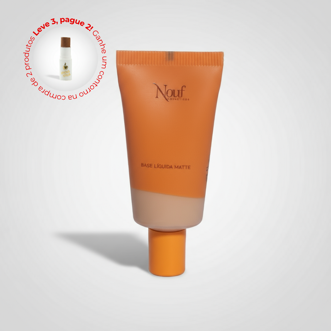 Base Líquida Matte Nouf 30 ML | Resistente à Água e ao Suor
