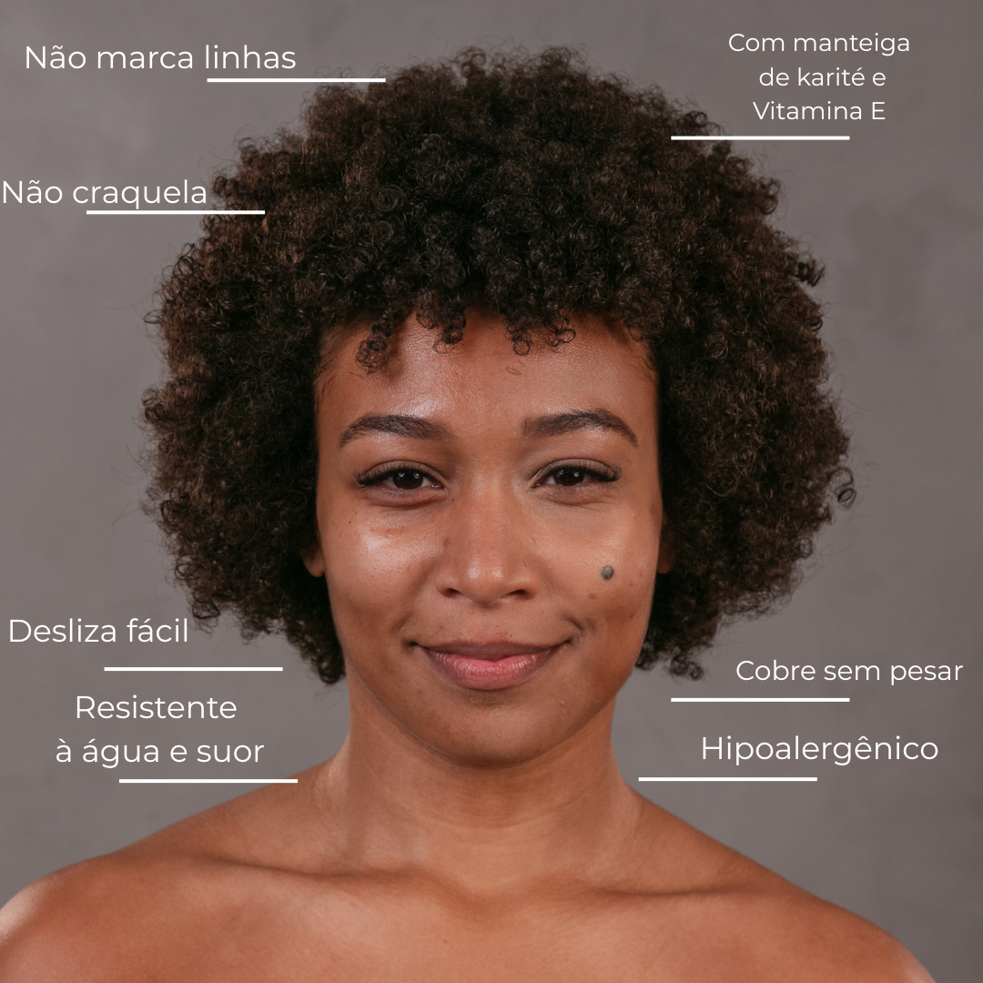 Kit Pele Resistente: Base Matte + Corretivo Matte + Pó Facial Nouf