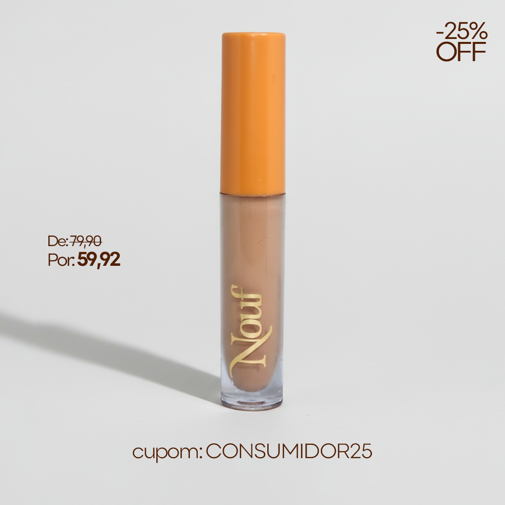 Corretivo Líquido Matte Nouf 4,5 ML | Resistente à Água e ao Suor