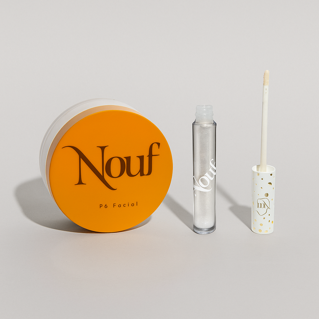 Kit Pó Facial + Gloss Labial Hidratante