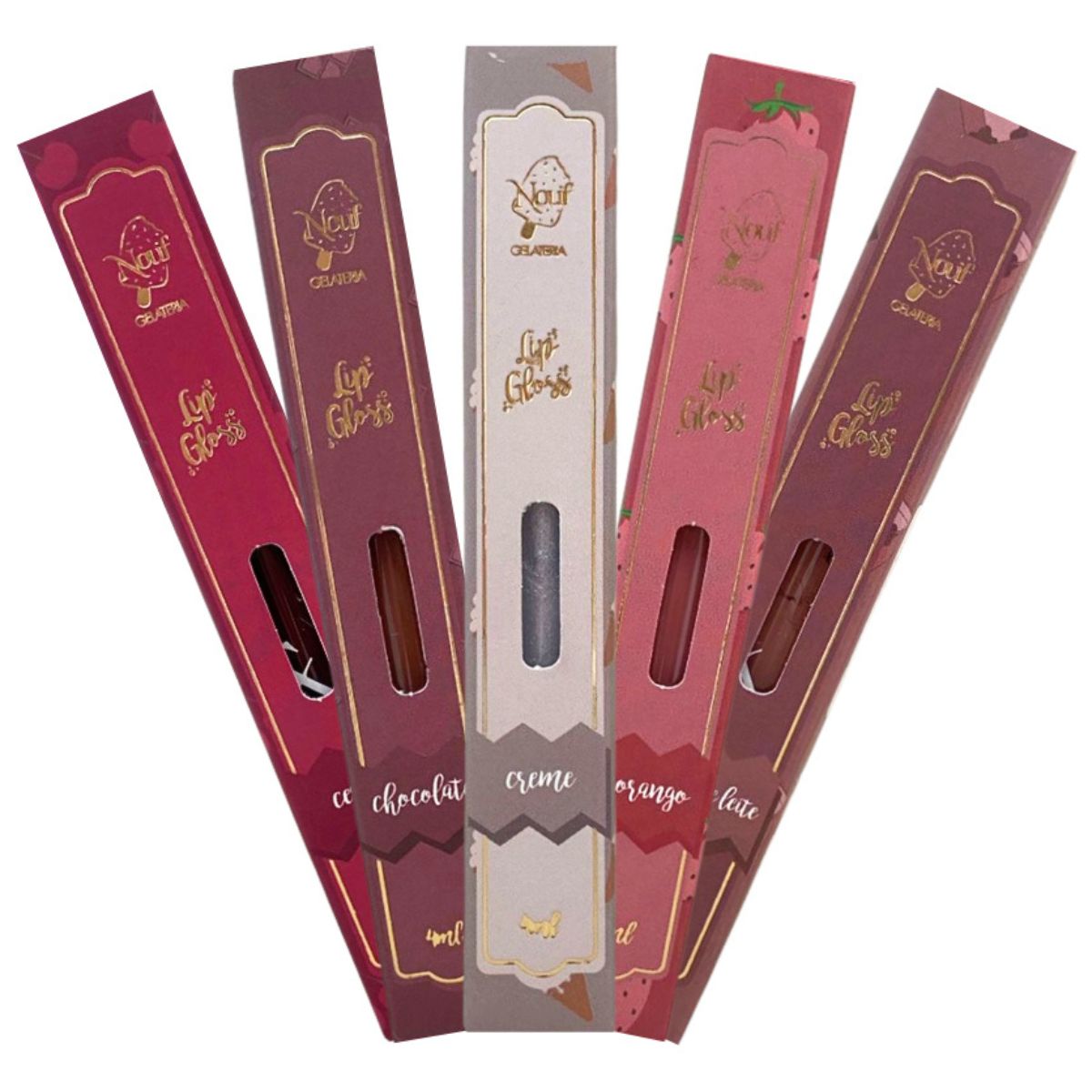 Gloss Labial Hidratante 4ML | Coleção Gelateria Nouf