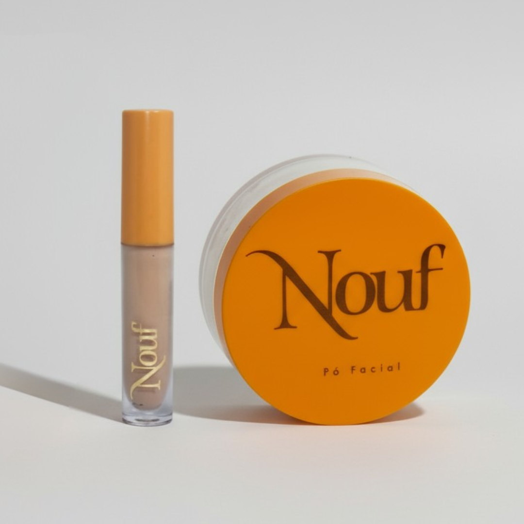 Kit Básico: Corretivo Líquido Matte 4,5ml + Pó Facial 18g