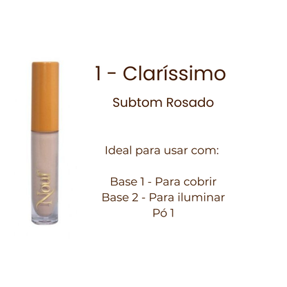 Corretivo Líquido Matte Nouf 4,5 ML | Resistente à Água e ao Suor
