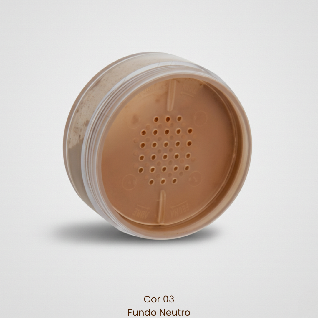 Pó Facial Nouf 18g | Resistente à Água e ao Suor