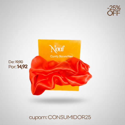 Kit Comfy Scrunchies de Cetim Nouf