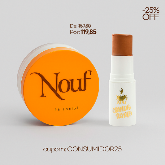 Kit Pó Facial + Contorninho Stick