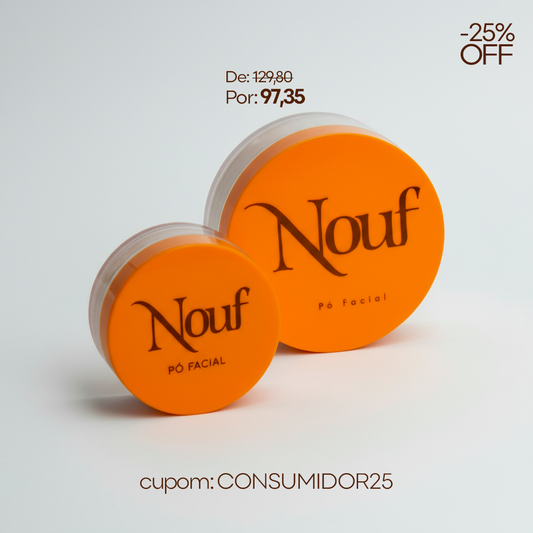 Kit Pó Facial Nouf 18g + Viagem 7g