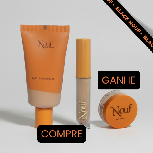 Oferta Black - Kit Base + Corretivo = Ganhe 1 Pó Facial 18g
