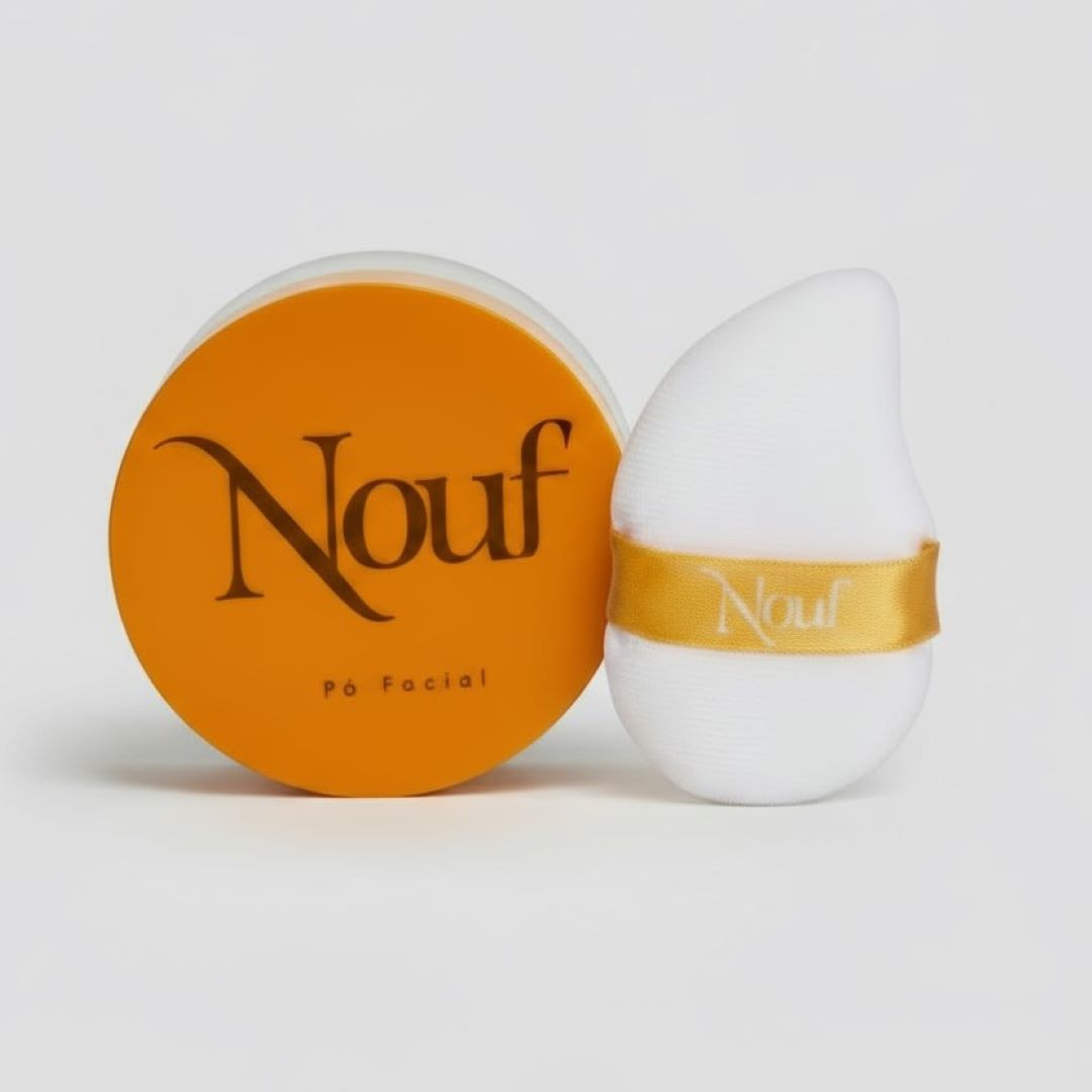 Kit Pó Facial 18g + Esponja de Veludo