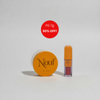Kit de Bolsa Nouf: Blush Líquido + Mini Pó 7g com 50% OFF!