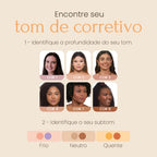 Kit Básico: Corretivo Líquido Matte 4,5ml + Pó Facial 18g