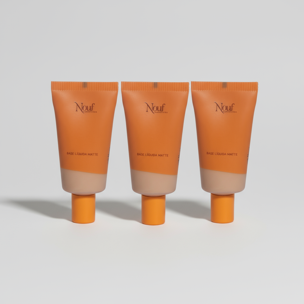 Kit 3 Bases Líquidas Nouf 30g | Resistentes à Água e ao Suor
