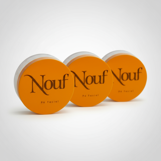 Kit 3 Pós Faciais 18g | Resistentes à Água e ao Suor